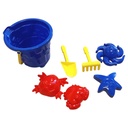 Carrito de playa con accesorios