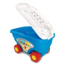 Carrito de playa con accesorios