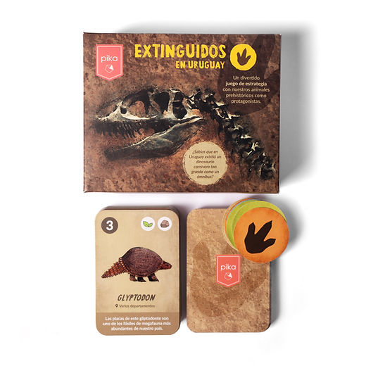 Juego de cartas Extinguidos en Uruguay