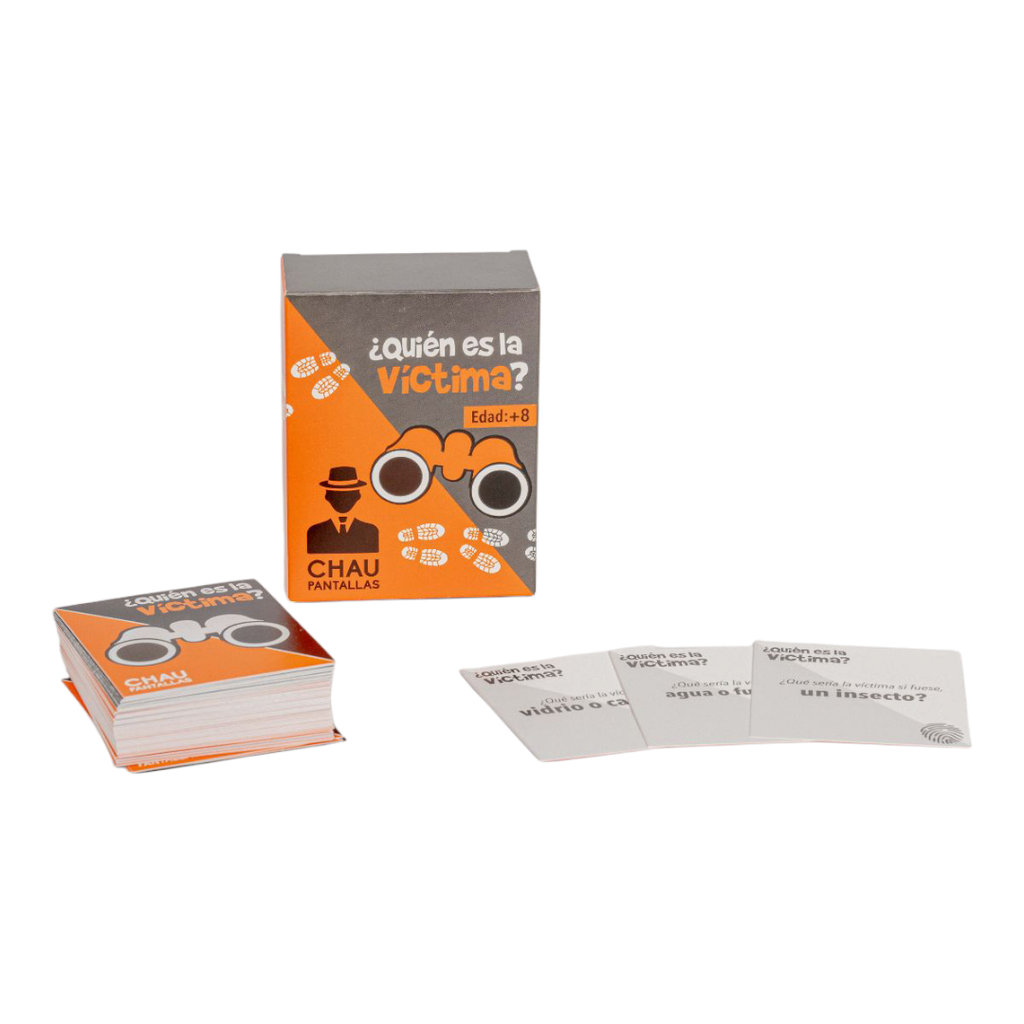 Juego de cartas Quién es la Víctima