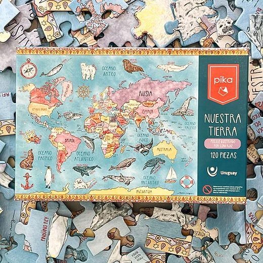 Puzzle 120 piezas Nuestra Tierra