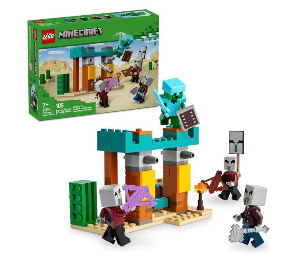 Lego Minecraft Patrullaje Desierto de Los Illagers