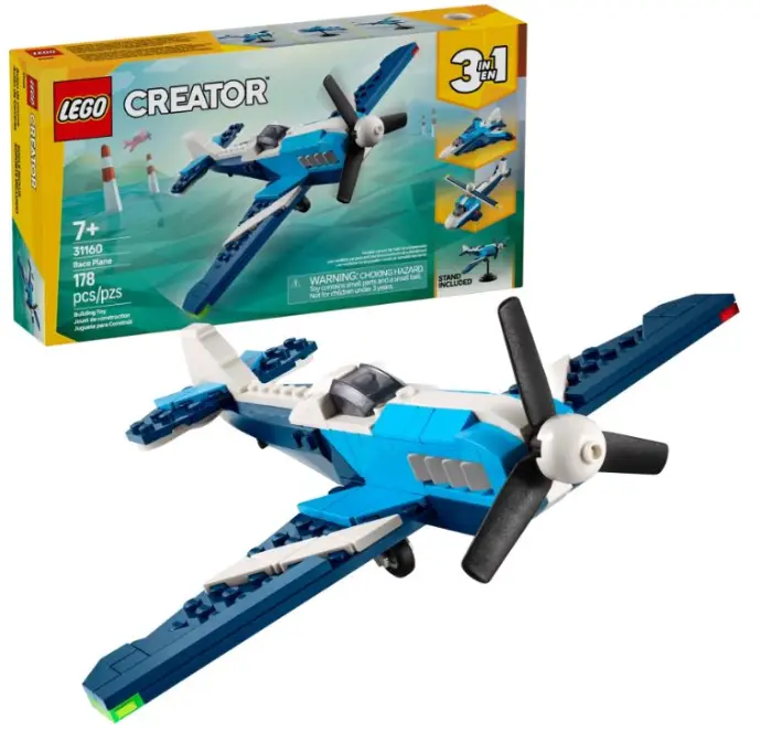 Lego Creator avión de carreras 3 en 1