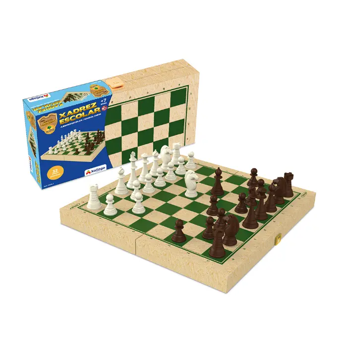 Ajedrez Xalingo (tablero de madera)