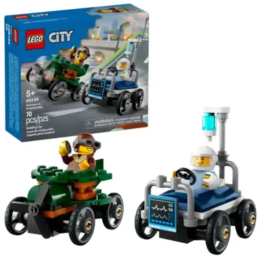 [60459] Lego City avión vs. cama de hospital